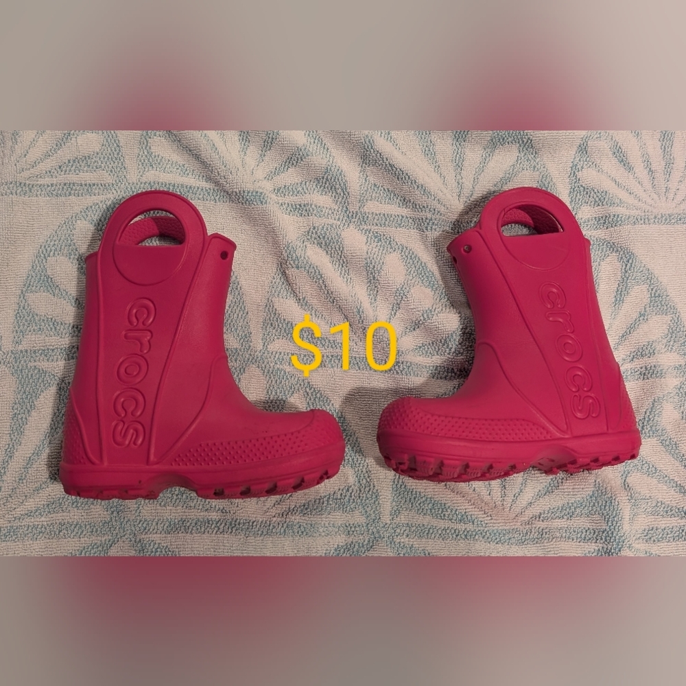 Crocs Rain Boots size 9